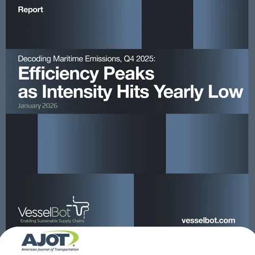 Decoding Maritime Emissions Q4 report cover
